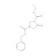 1-Benzyl 3-ethyl 4-oxopyrrolidine-1,3-dicarboxylate (CAS 51814-19-8) - chemical structure image