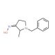 1-Benzyl-3-hydroxyimino-2-methylpyrrolidine (CAS 74880-17-4) - chemical structure image