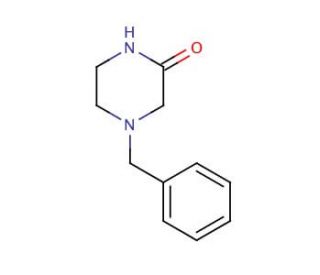 1-Benzyl-3-oxopiperazine (CAS 13754-41-1) - chemical structure image