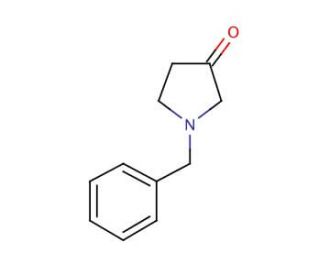 1-Benzyl-3-pyrrolidinone (CAS 775-16-6) - chemical structure image