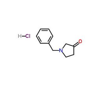 1-Benzyl-3-pyrrolidinone HCl - chemical structure image