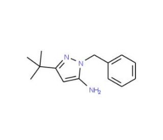 1-benzyl-3-tert-butyl-1H-pyrazol-5-amine - chemical structure image