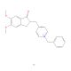 1-Benzyl-4-(5,6-dimethoxy-1-oxoindan-2-yl)methylpyridinium Bromide (CAS 231283-82-2) - chemical structure image