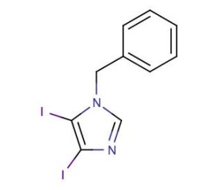1-Benzyl-4,5-diiodoimidazole - chemical structure image