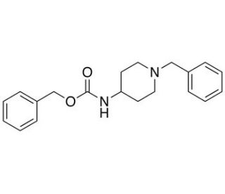 1-Benzyl-4-benzyloxycarbonylaminopiperidine (CAS 182223-53-6) - chemical structure image