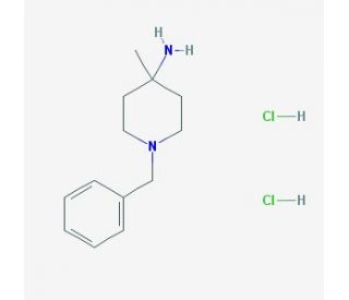 1-benzyl-4-methylpiperidin-4-amine dihydrochloride - chemical structure image