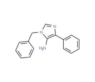 1-benzyl-4-phenyl-1H-imidazol-5-amine - chemical structure image