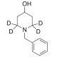 1-Benzyl-4-piperidinol-2,2,6,6-d4 (CAS 1014695-50-1) - chemical structure image