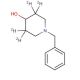 1-Benzyl-4-piperidinol-3,3,5,5-d4 (CAS 88227-11-6) - chemical structure image