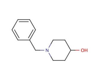 1-Benzyl-4-piperidinol (CAS 4727-72-4) - chemical structure image