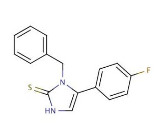 1-benzyl-5-(4-fluorophenyl)-1H-imidazole-2-thiol - chemical structure image