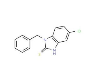 1-Benzyl-5-chloro-1H-benzoimidazole-2-thiol - chemical structure image
