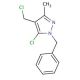 1-benzyl-5-chloro-4-(chloromethyl)-3-methyl-1H-pyrazole - chemical structure image