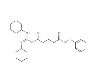 1-Benzyl-5-(dicyclohexylcarbodiimido)glutarate (CAS 887352-83-2) - chemical structure image