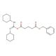 1-Benzyl-5-(dicyclohexylcarbodiimido)glutarate (CAS 887352-83-2) - chemical structure image