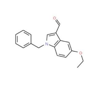 1-Benzyl-5-ethoxy-1H-indole-3-carbaldehyde - chemical structure image