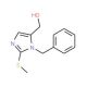 1-Benzyl-5-hydroxymethyl-2-methylthio-1H-imidazole (CAS 338414-90-7) - chemical structure image