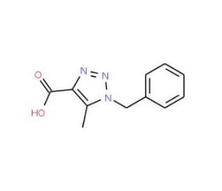 1-Benzyl-5-methyl-1H-[1,2,3]triazole-4-carboxylic acid (CAS 54698-60-1) - chemical structure image