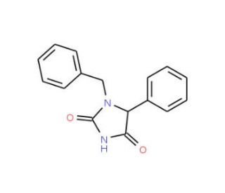 1-benzyl-5-phenylimidazolidine-2,4-dione - chemical structure image