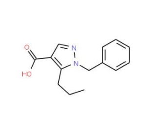 1-benzyl-5-propyl-1H-pyrazole-4-carboxylic acid - chemical structure image
