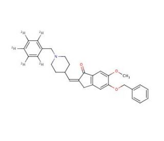 1-(Benzyl-d5)-4-[(5-benzyloxy-6-methoxy-1-indanone)-2-ylidenyl]methylpiperidine - chemical structure image