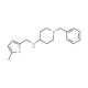 1-Benzyl-N-[(5-methyl-2-furyl)methyl]piperidin-4-amine - chemical structure image
