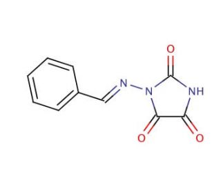 1-(Benzylideneamino)parabanic Acid (CAS 42839-64-5) - chemical structure image