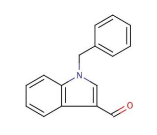 1-Benzylindole-3-carboxaldehyde (CAS 10511-51-0) - chemical structure image