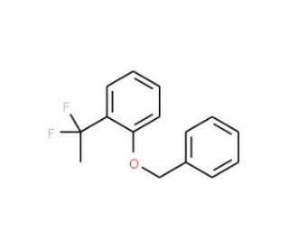 1-Benzyloxy-2-(1,1-difluoroethyl)benzene - chemical structure image