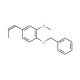 1-Benzyloxy-2-methoxy-4-(1-propenyl)benzene (CAS 120-11-6) - chemical structure image