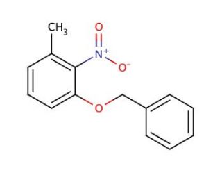 1-Benzyloxy-3-methyl-2-nitrobenzene (CAS 61535-21-5) - chemical structure image