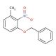 1-Benzyloxy-3-methyl-2-nitrobenzene (CAS 61535-21-5) - chemical structure image