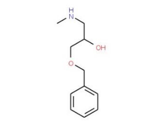 1-Benzyloxy-3-methylamino-propan-2-ol - chemical structure image