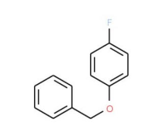 1-Benzyloxy-4-fluorobenzene (CAS 370-78-5) - chemical structure image