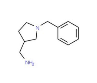 (1-Benzylpyrrolidin-3-yl)methylamine (CAS 93138-61-5) - chemical structure image
