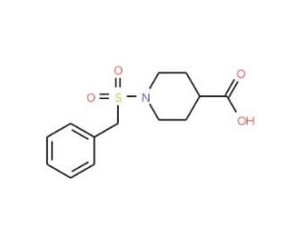 1-(benzylsulfonyl)piperidine-4-carboxylic acid - chemical structure image