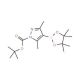 1-Boc-3,5-dimethylpyrazole-4-boronic acid pinacol ester (CAS 1073354-70-7) - chemical structure image