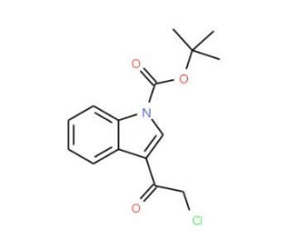 1-Boc-3-Chloroacetylindole (CAS 916818-18-3) - chemical structure image