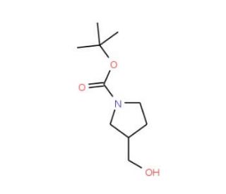 1-Boc-3-hydroxymethylpyrrolidine (CAS 114214-69-6) - chemical structure image