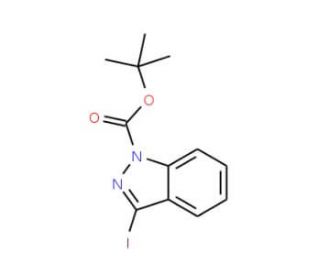 1-Boc-3-iodoindazole (CAS 290368-00-2) - chemical structure image