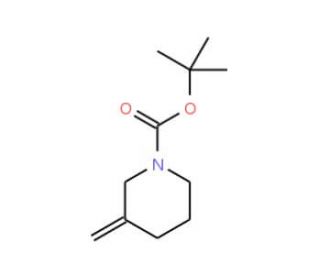 1-Boc-3-methylene-piperidine (CAS 276872-89-0) - chemical structure image