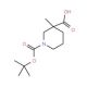 1-Boc-3-methylpipecolinic acid (CAS 534602-47-6) - chemical structure image