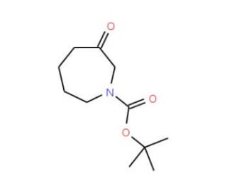 1-Boc-3-oxoazepane (CAS 870842-23-2) - chemical structure image
