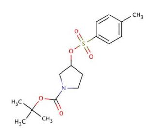 1-Boc-3-tosyloxypyrrolidine (CAS 103057-45-0) - chemical structure image