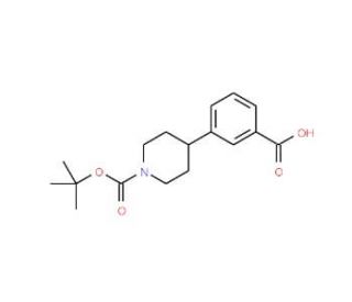 1-Boc-4-(3-carboxy-phenyl)-piperidine (CAS 828243-30-7) - chemical structure image