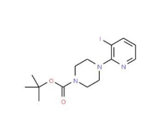 1-Boc-4-(3-iodo-2-pyridyl)piperazine - chemical structure image