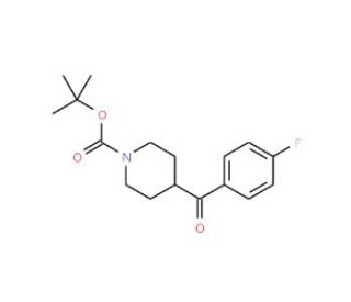 1-Boc-4-(4-fluorobenzoyl)piperidine (CAS 160296-40-2) - chemical structure image