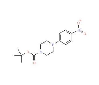 1-BOC-4-(4-nitrophenyl)piperazine (CAS 182618-86-6) - chemical structure image
