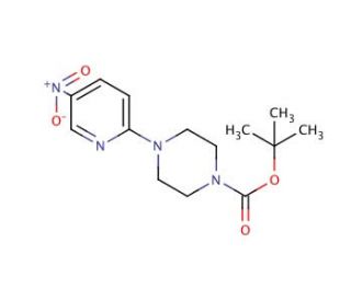 1-Boc-4-(5-nitro-2-pyridyl)piperazine (CAS 193902-78-2) - chemical structure image