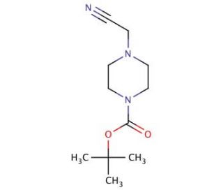 1-Boc-4-cyanomethyl piperazine (CAS 77290-31-4) - chemical structure image